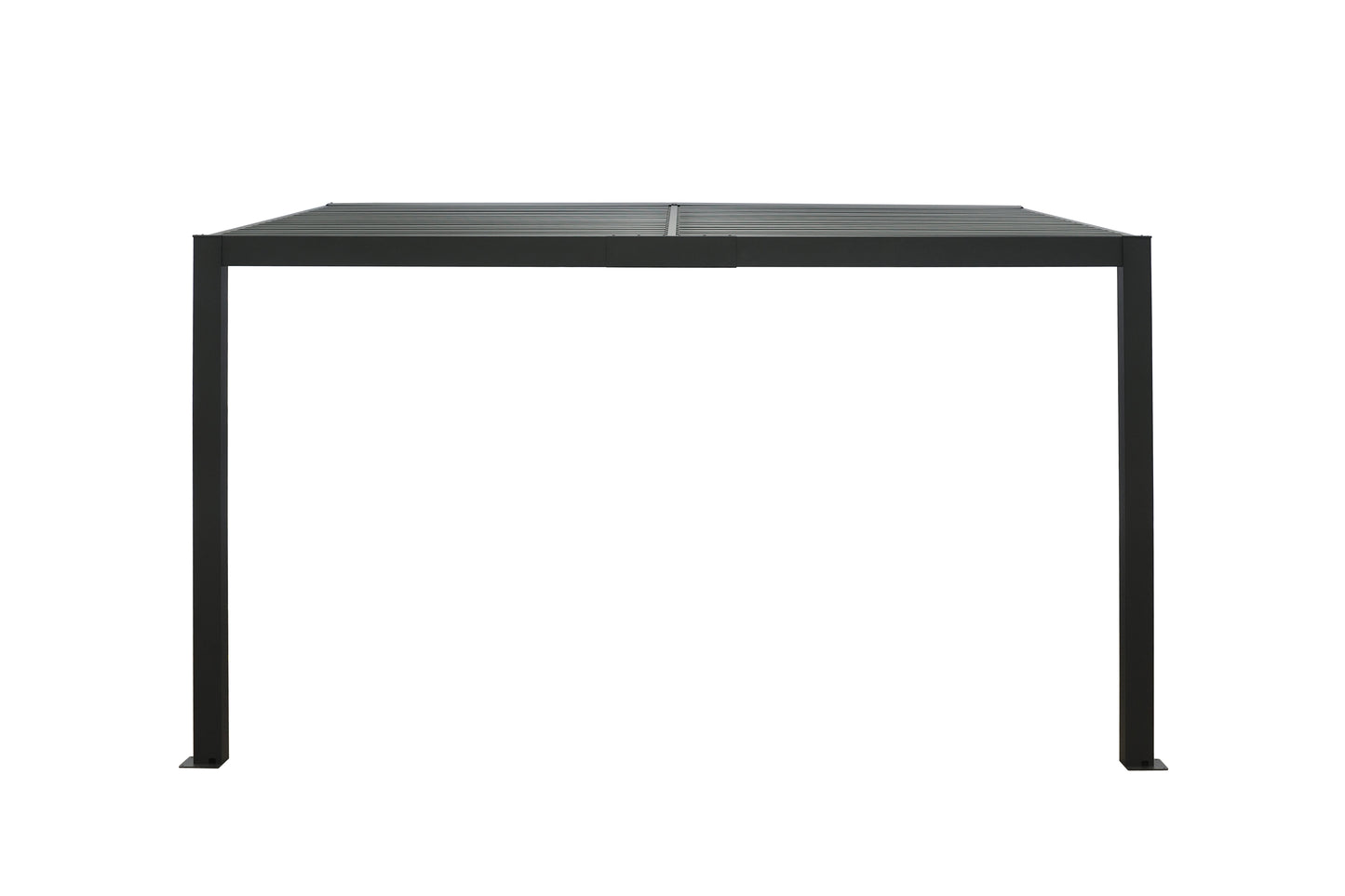 GazeboMate 3M x 3M Wall Mounted Aluminium Louvre Gazebo