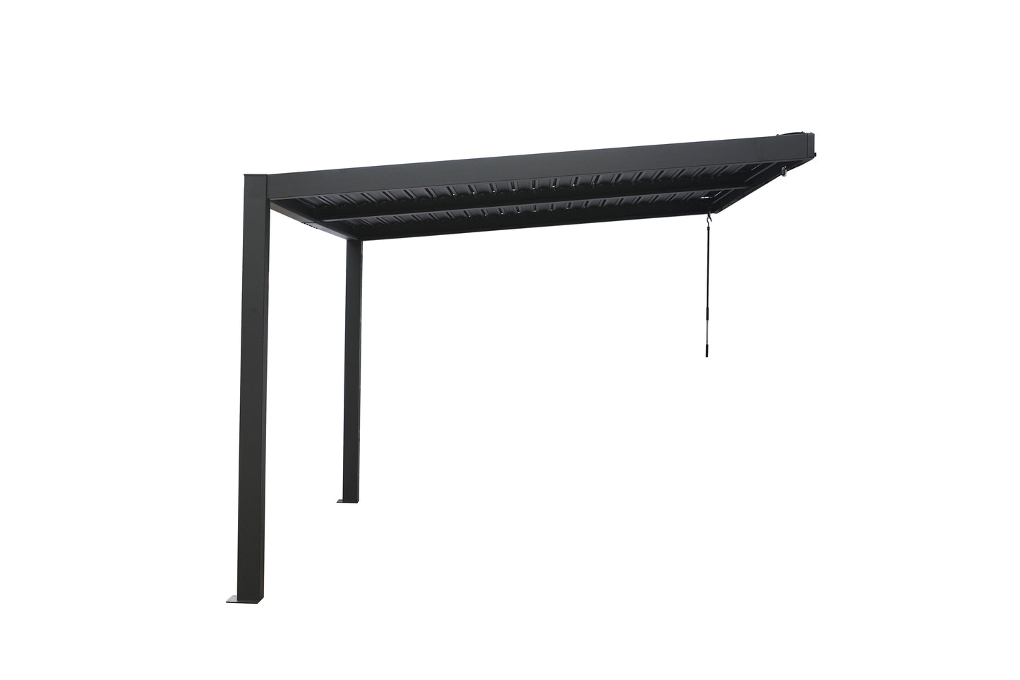 GazeboMate 3M x 3M Wall Mounted Aluminium Louvre Gazebo