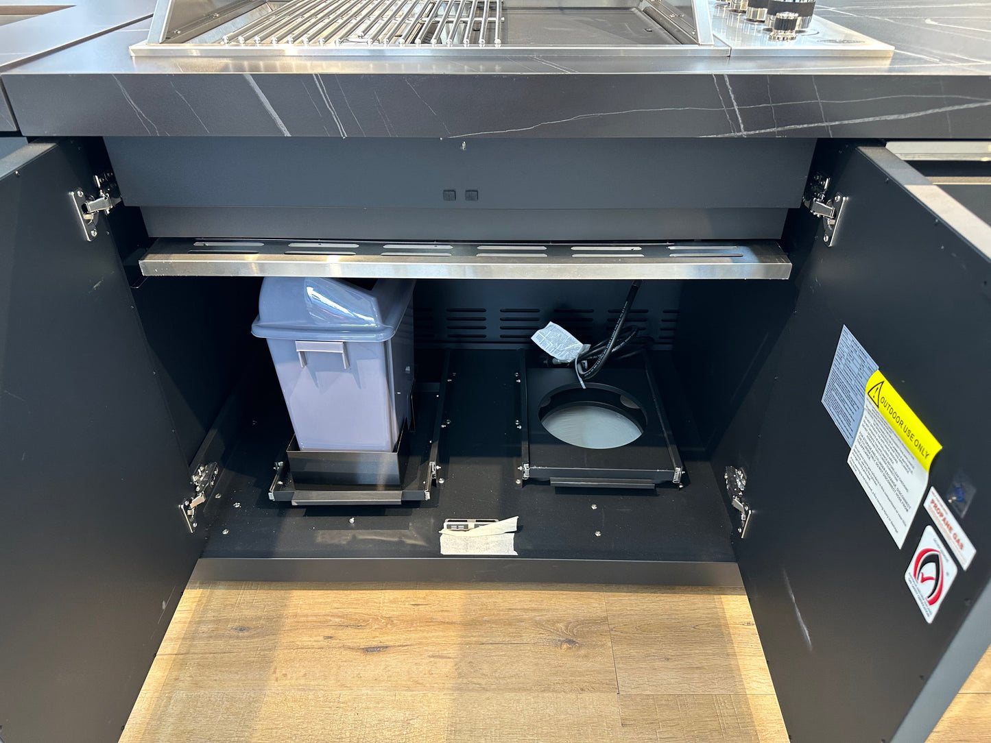 Rockpool 4B Drop In BBQ Kitchen Inc sintered stoneBenchtops, Aluminium Cabinets, Weather Resistant, Fridge & Sink