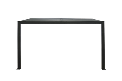 GazeboMate 3x4M Wall Mounted Louvered Gazebo Aluminium Pergola Monument Heavy Duty Wind Resistant