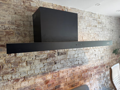 Grill King 120CM Commercial BBQ Rangehood Black Stainless Steel